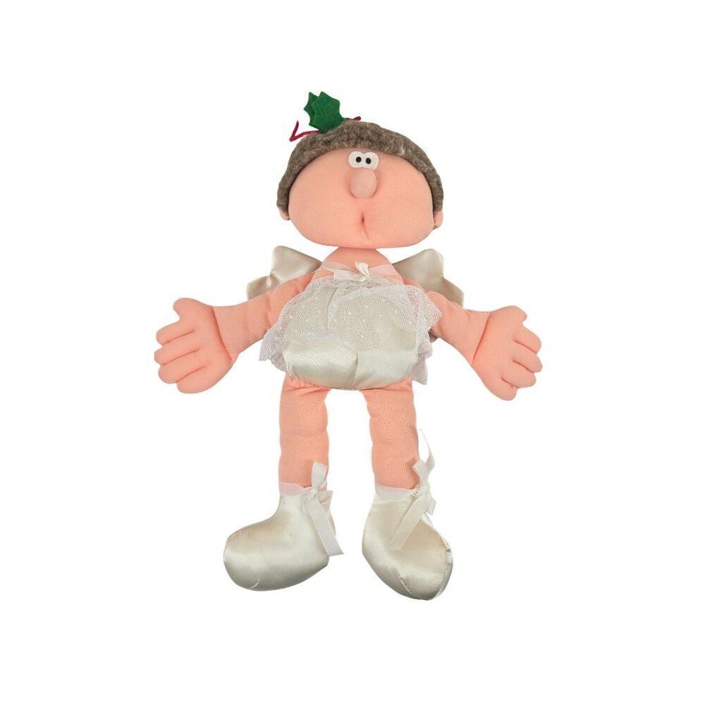 Vintage 80s Hallmark Somebuddies Angel Ballerina Doll Plush